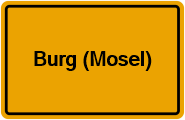 Grundbuchauszug Burg (Mosel)